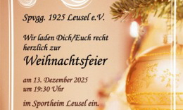 Weihnachtsfeier 13.12.25